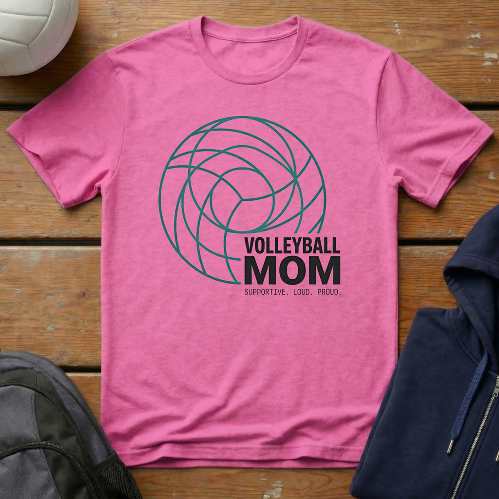 Volleyball Mom Circles T-Shirt