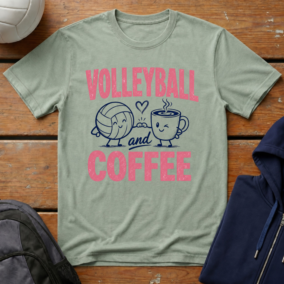 Volleyball and Coffee T-Shirt