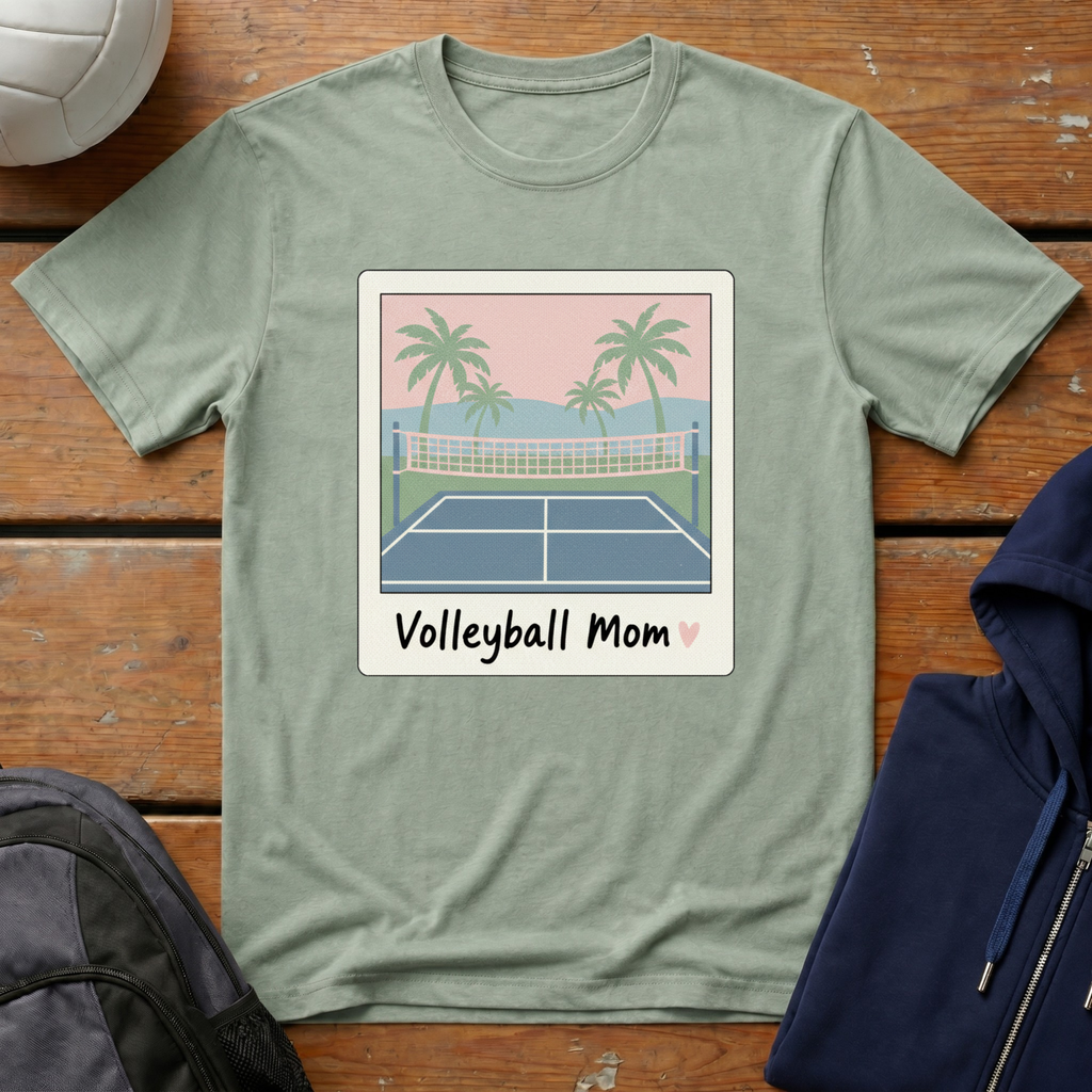 Volleyball Mom Polaroid T-Shirt