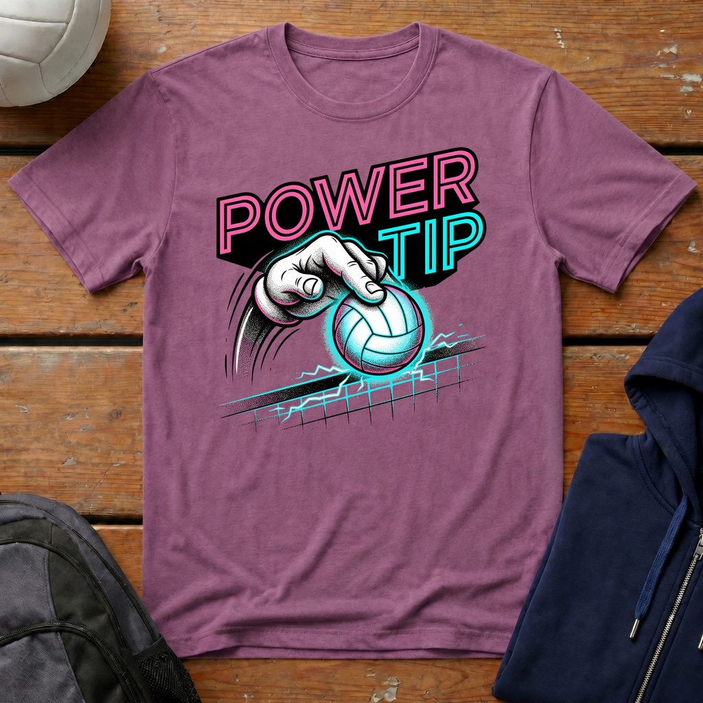 Power Tip Volleyball T-Shirt