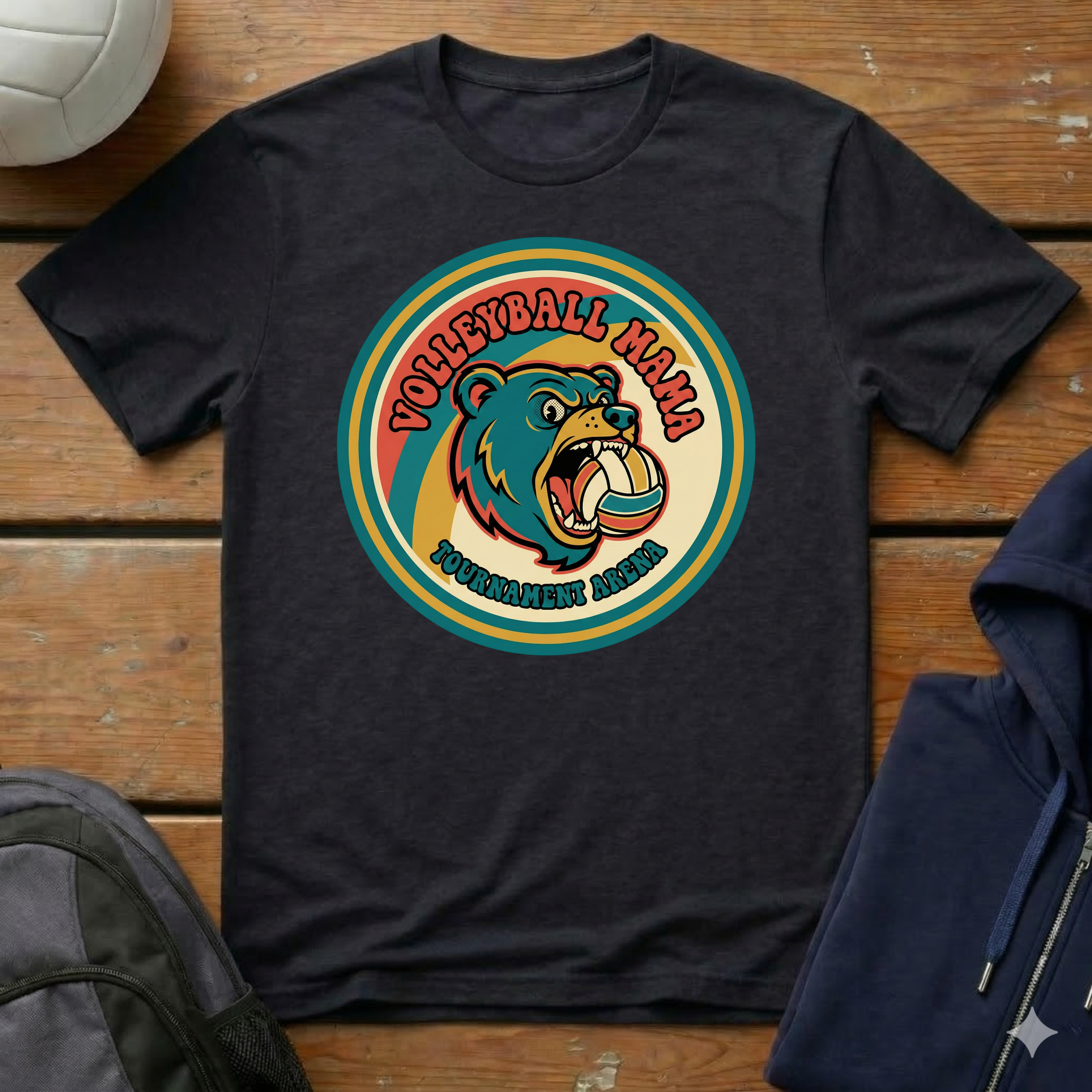 Volleyball Mama Tournament Arena T-Shirt