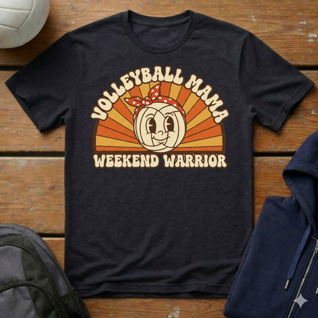 Volleyball Mama Weekend Warrior T-Shirt