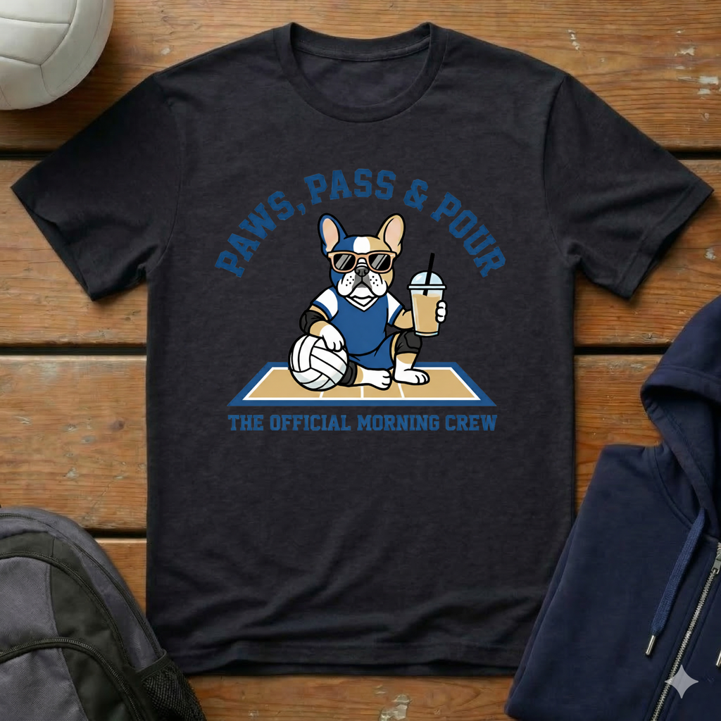 Paws Pass & Pour Frenchie T-Shirt