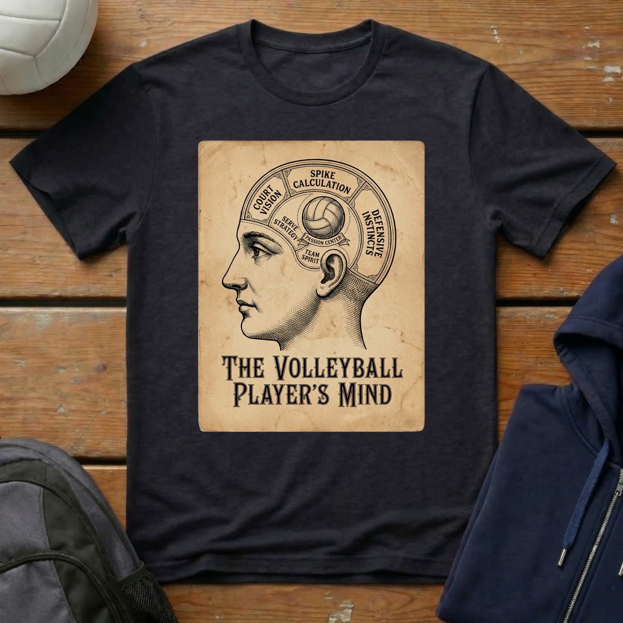 The Volleyball Player's Mind T-Shirt