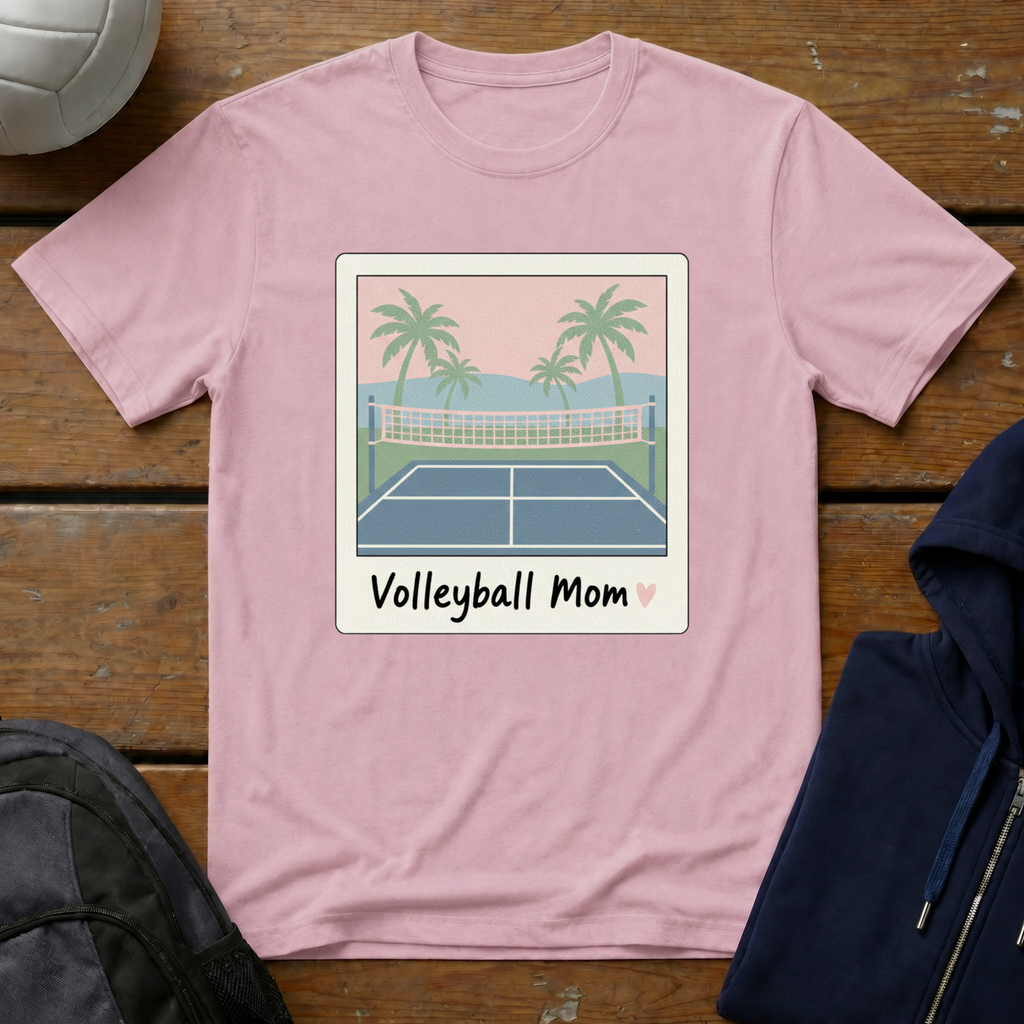 Volleyball Mom Polaroid T-Shirt