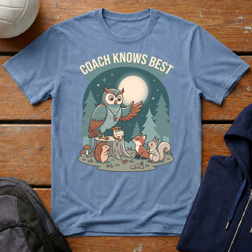 Coach Knows Best Owl T-Shirt