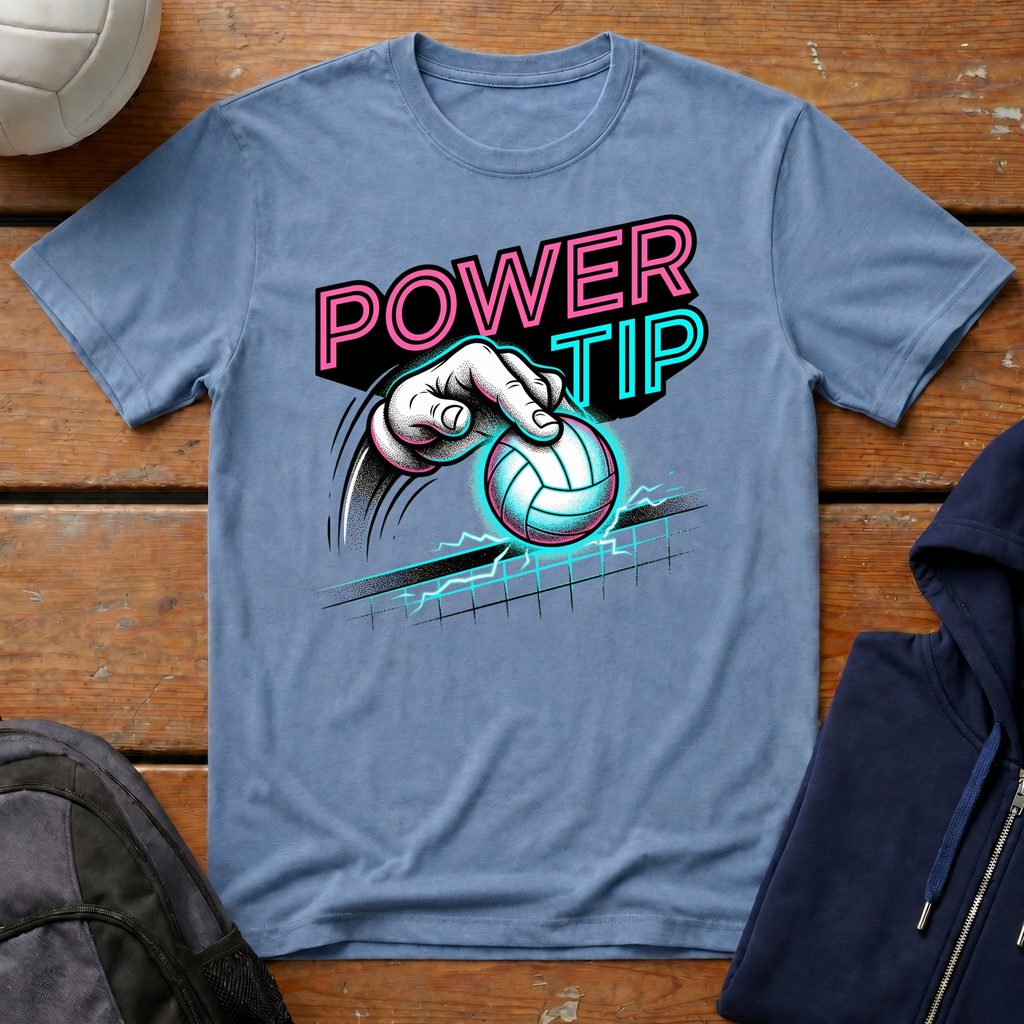 Power Tip Volleyball T-Shirt