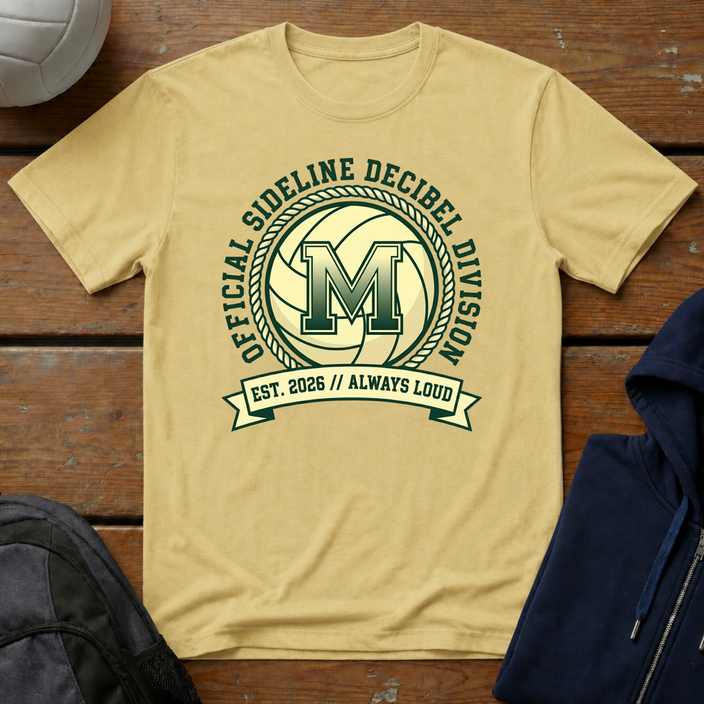 Official Sideline Decibel Mom T-Shirt