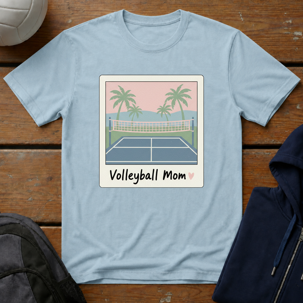Volleyball Mom Polaroid T-Shirt