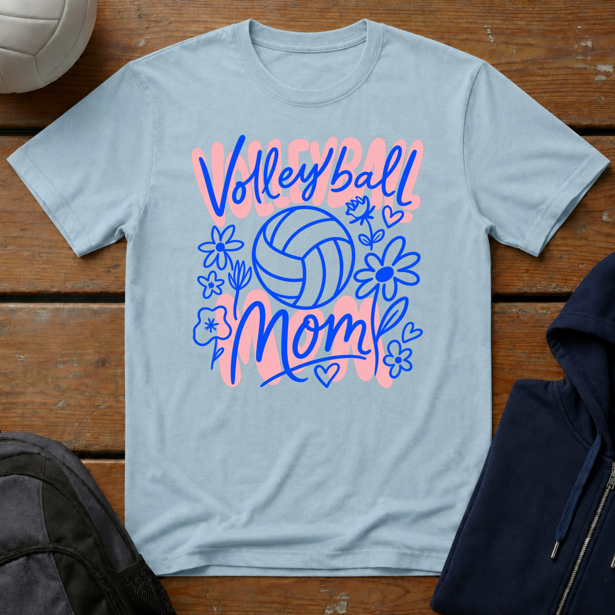 Volleyball Mom Organic T-Shirt