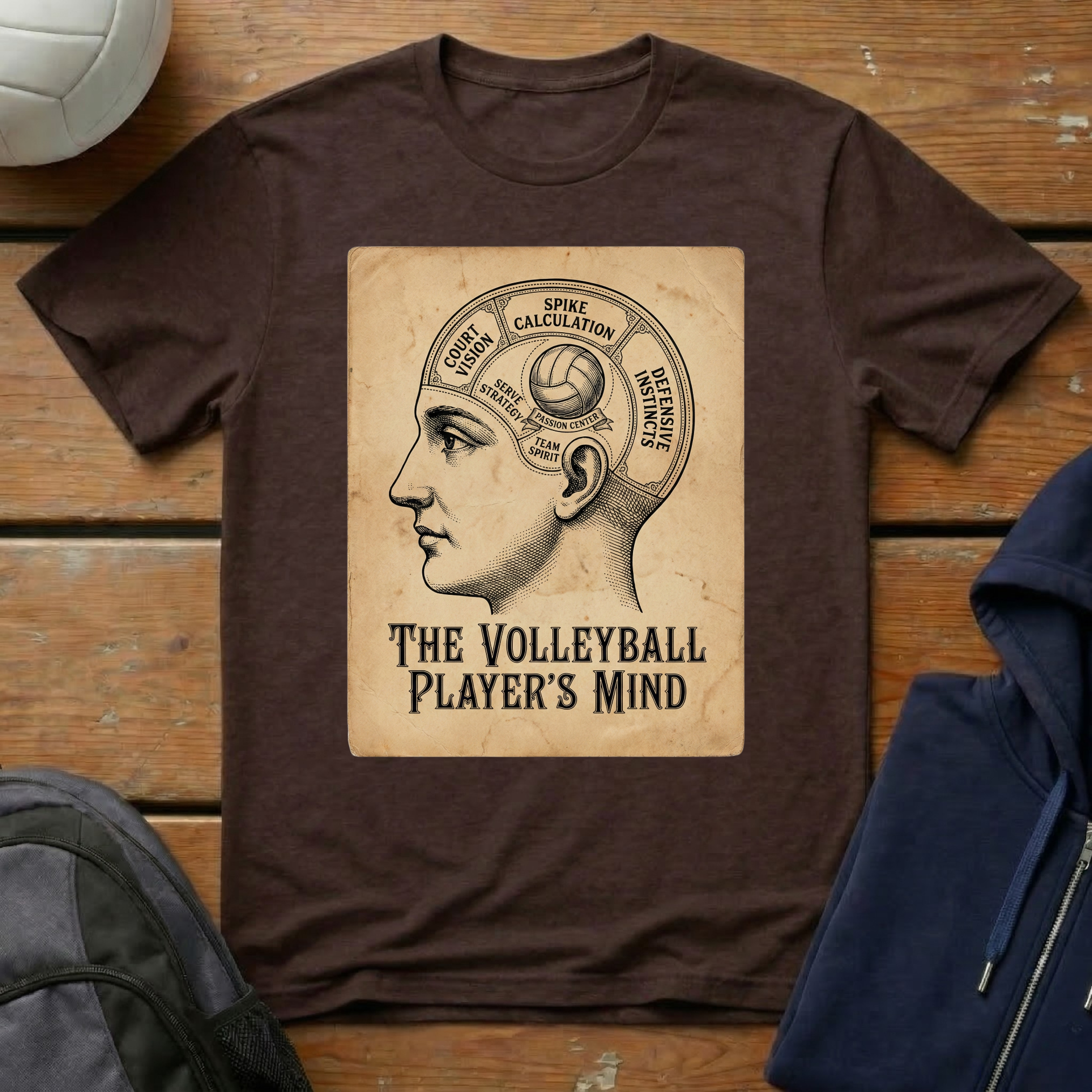 The Volleyball Player's Mind T-Shirt