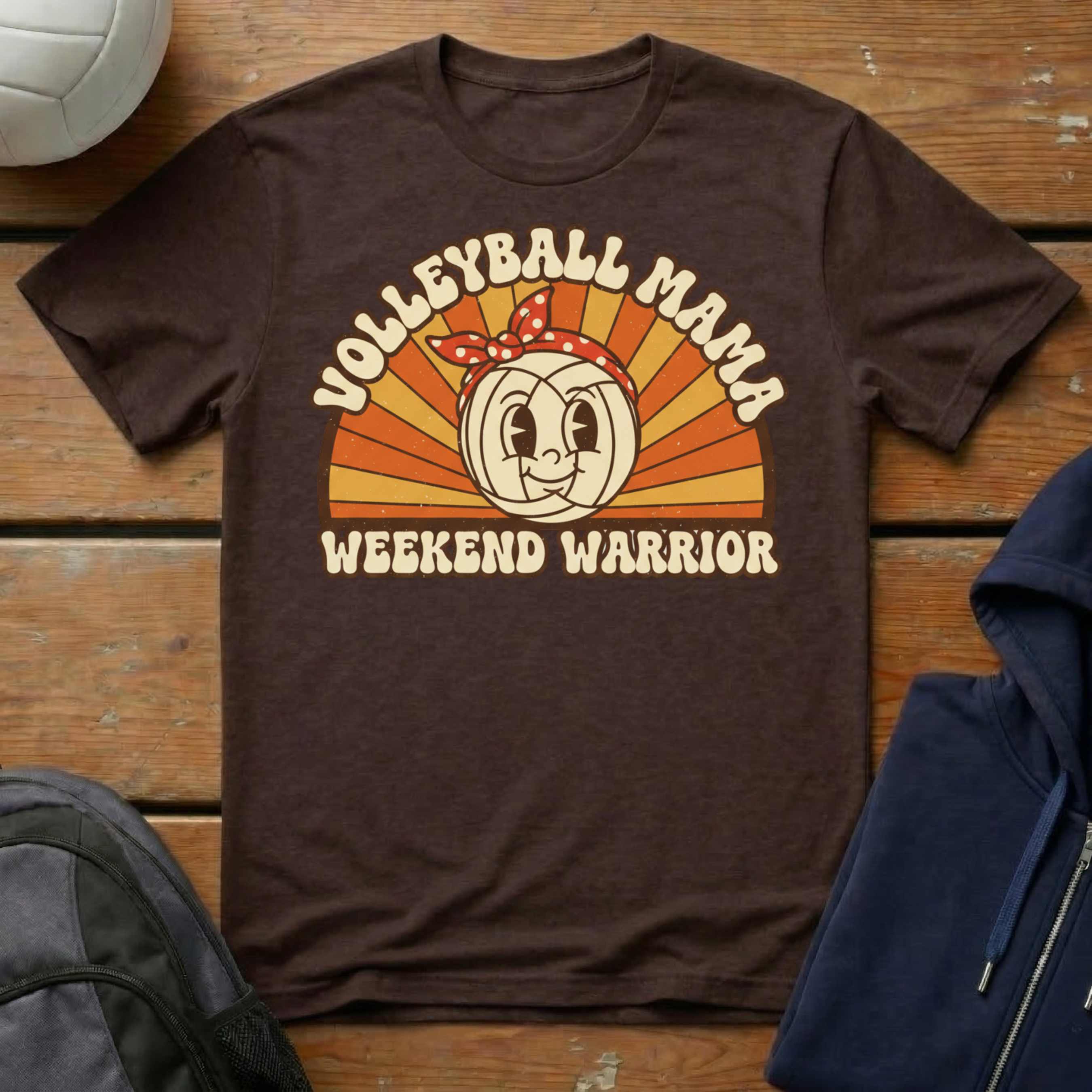 Volleyball Mama Weekend Warrior T-Shirt
