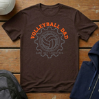 Volleyball Dad Game Day Logistics T-Shirt