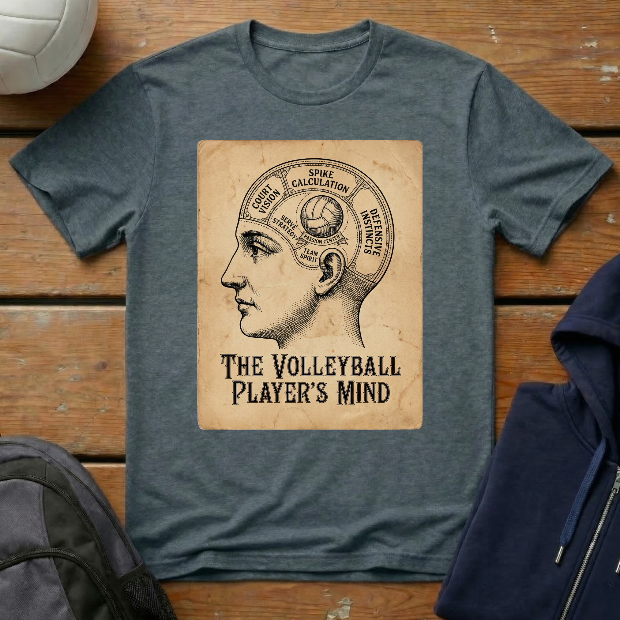The Volleyball Player's Mind T-Shirt