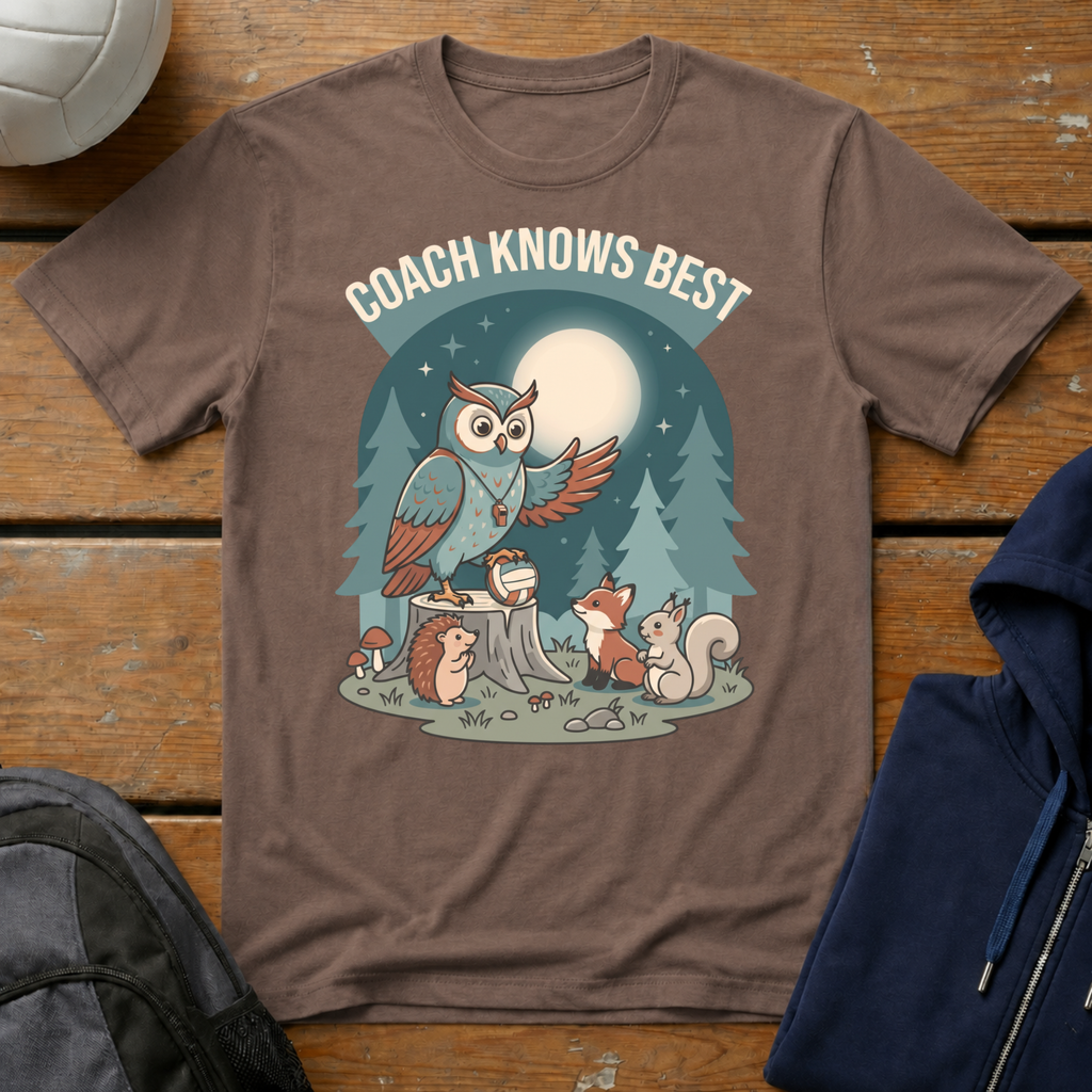 Coach Knows Best Owl T-Shirt