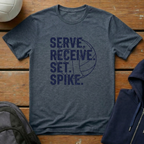 Serve Receive Set Spike T-Shirt