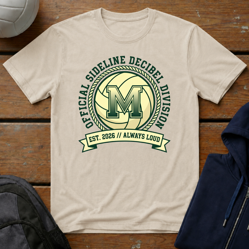 Official Sideline Decibel Mom T-Shirt