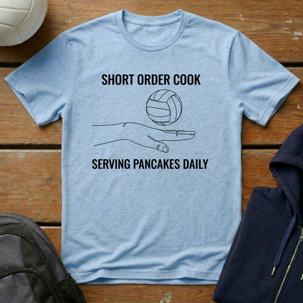 Short Order Cook Serving Pancakes Daily T-Shirt