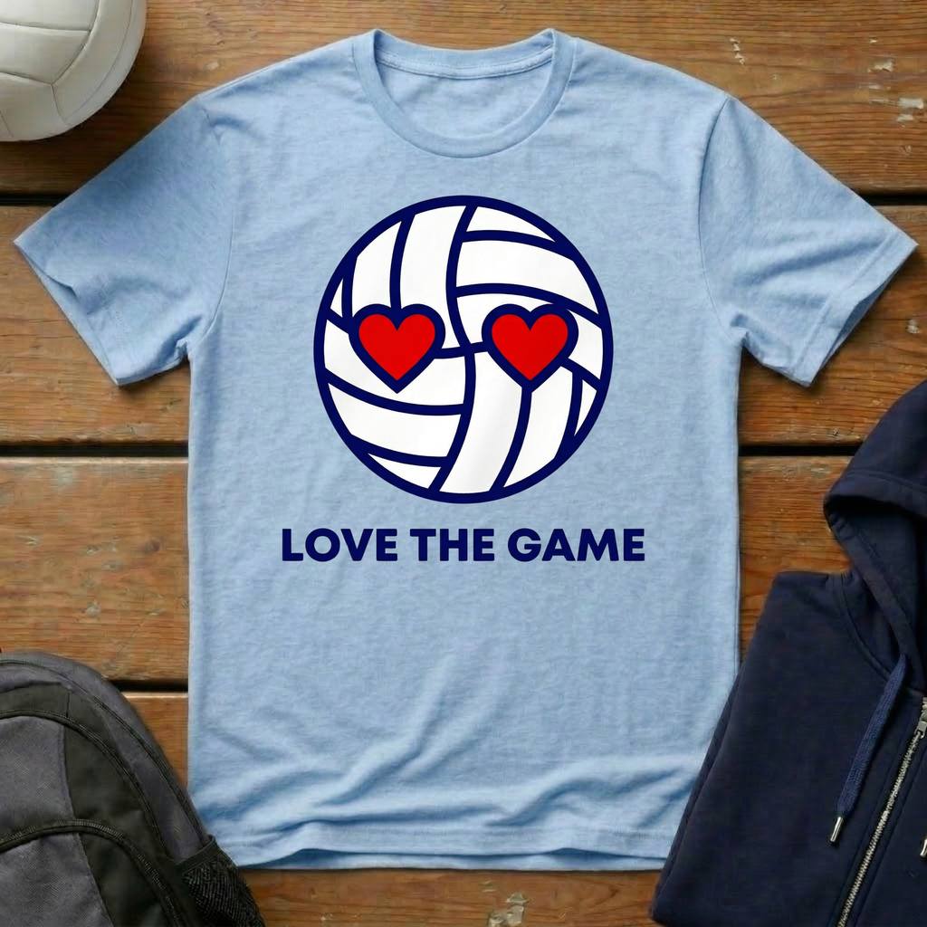 Love The Game Heart Eyes T-Shirt