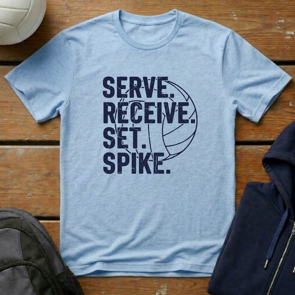 Serve Receive Set Spike T-Shirt