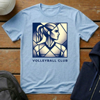 Volleyball Club Abstract T-Shirt
