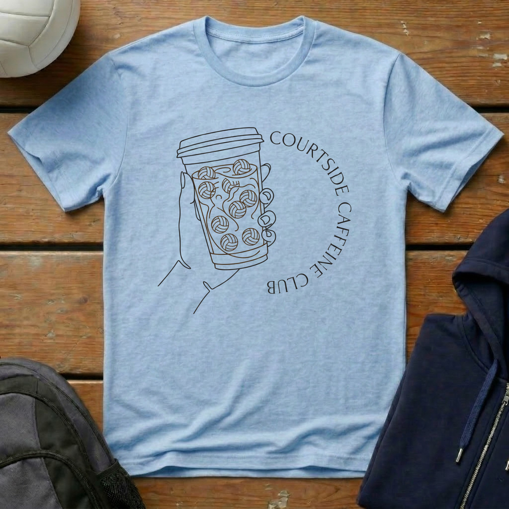 Courtside Caffeine Club T-Shirt