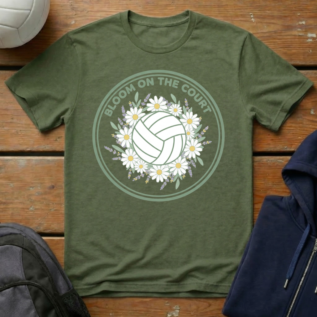 Bloom On The Court T-Shirt