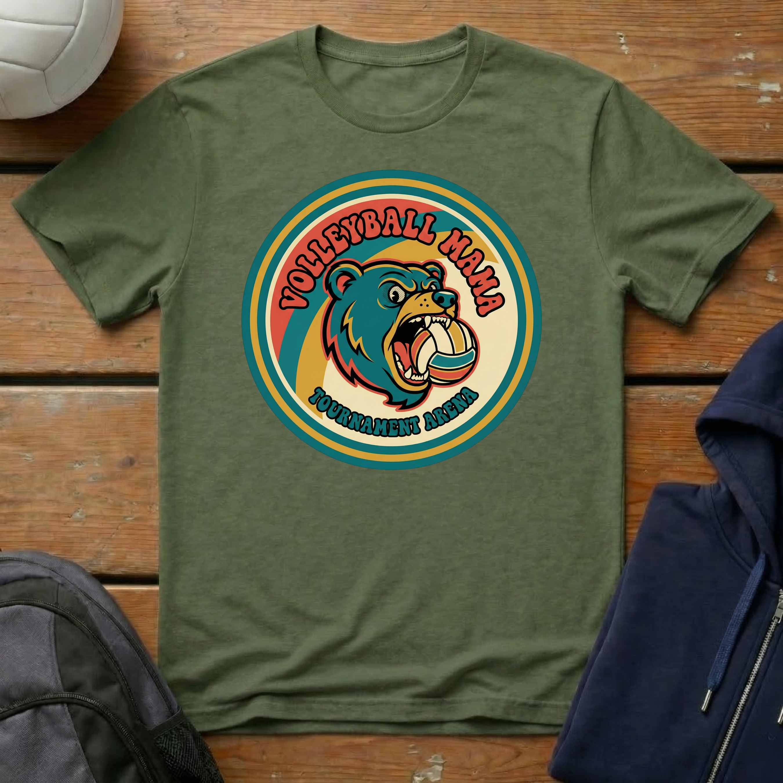 Volleyball Mama Tournament Arena T-Shirt