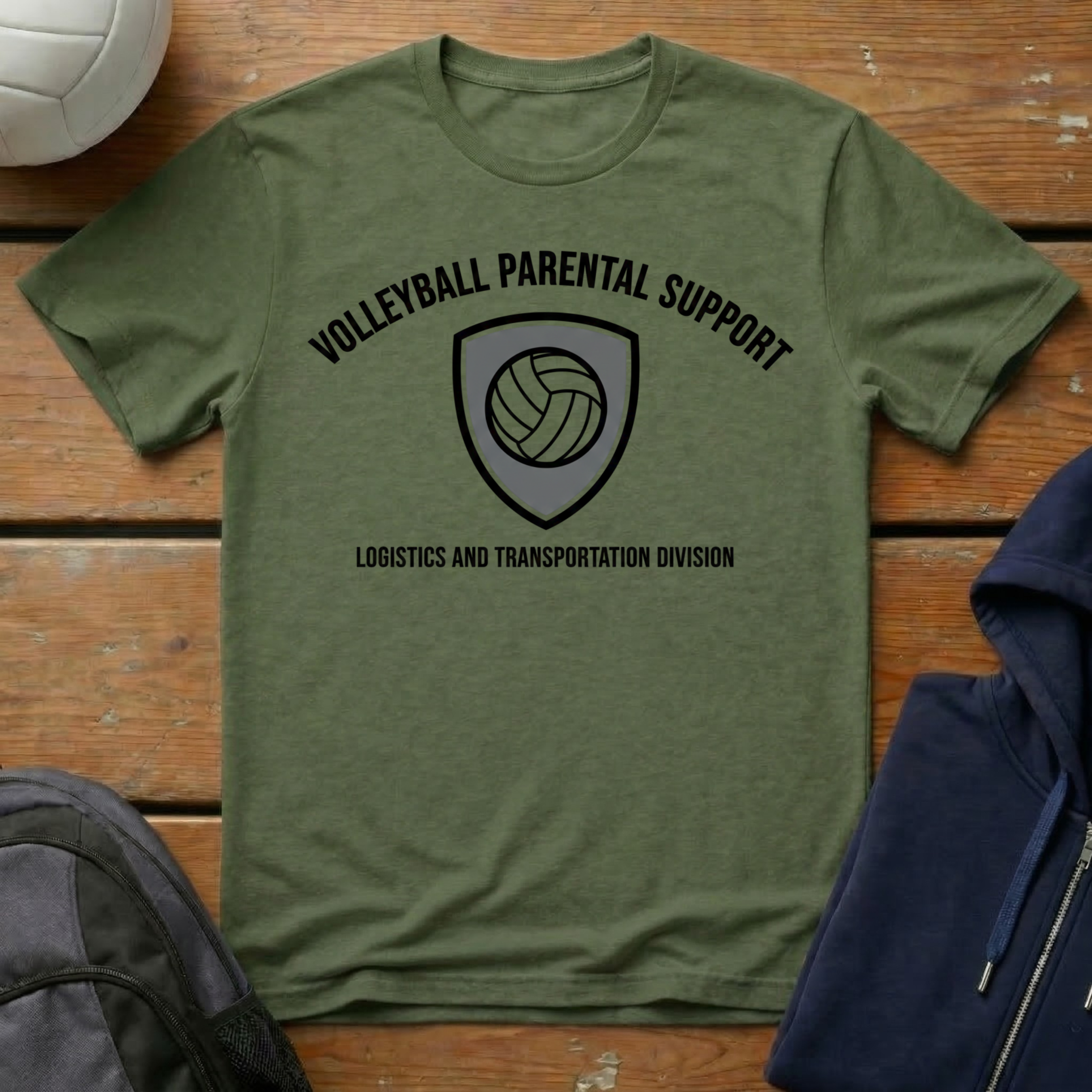 Volleyball Parental Support T-Shirt