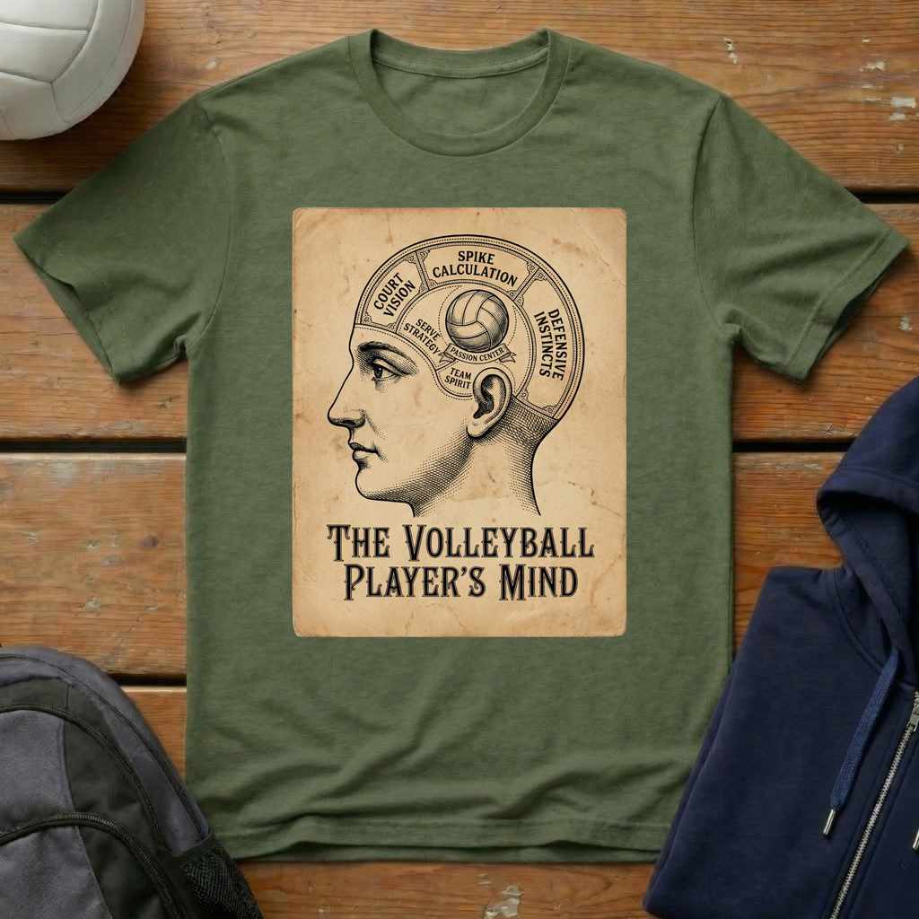 The Volleyball Player's Mind T-Shirt