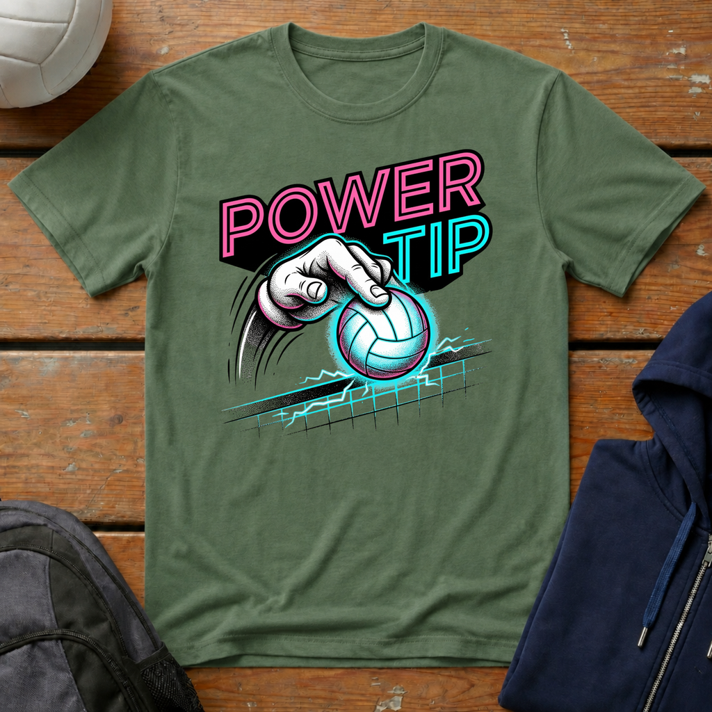Power Tip Volleyball T-Shirt