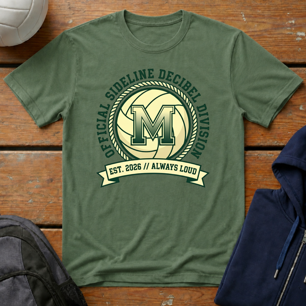 Official Sideline Decibel Mom T-Shirt