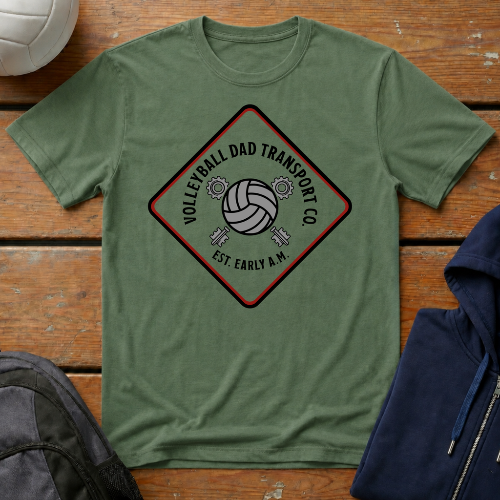 Volleyball Dad Transport T-Shirt
