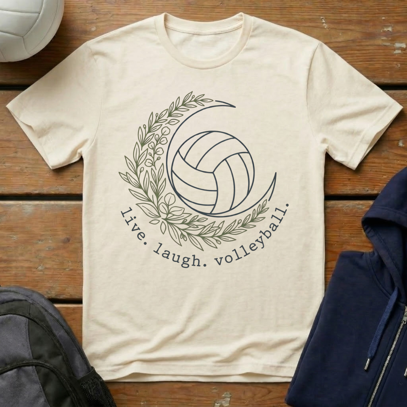 Live Laugh Volleyball T-Shirt