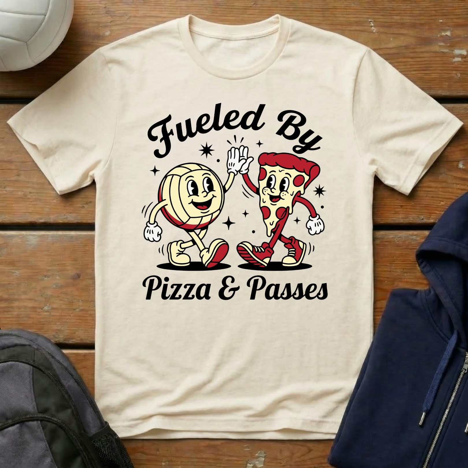 Fueled by Pizza & Passes T-Shirt