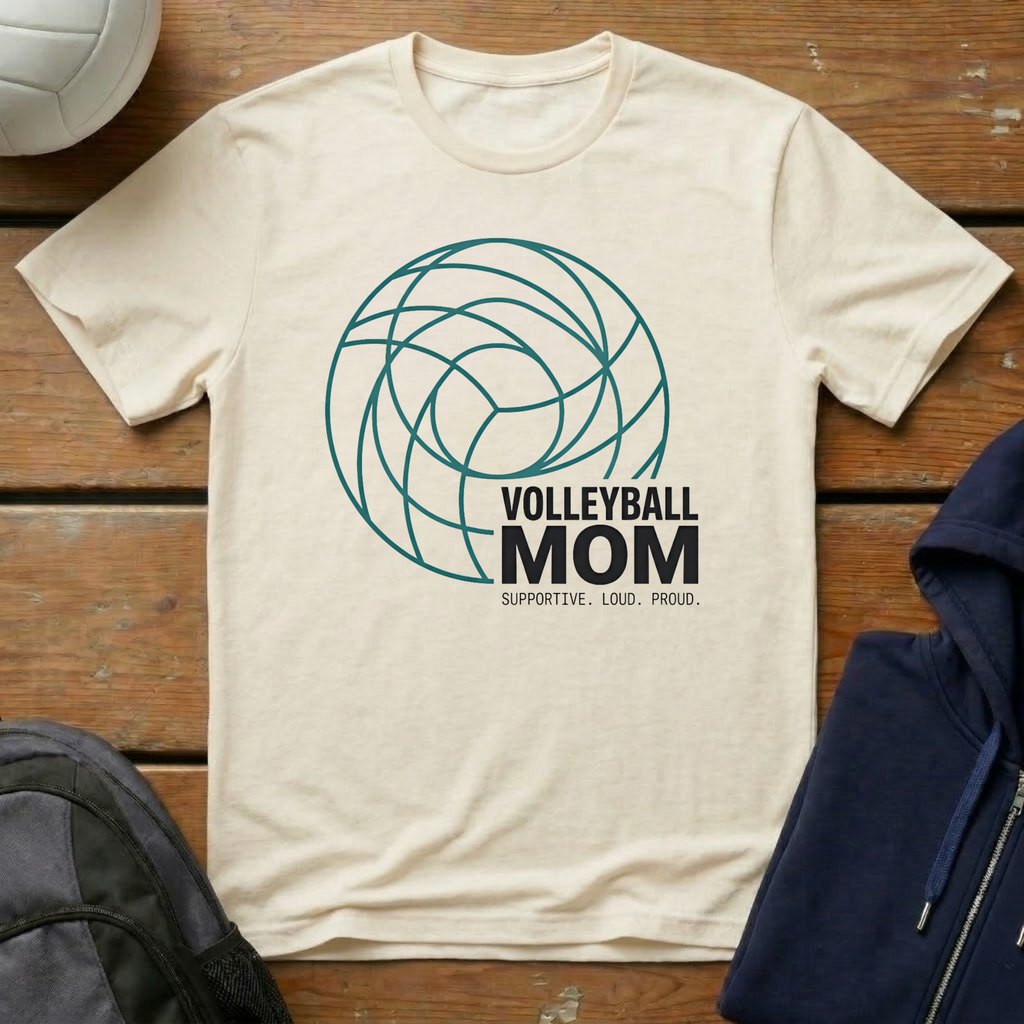 Volleyball Mom Circles T-Shirt