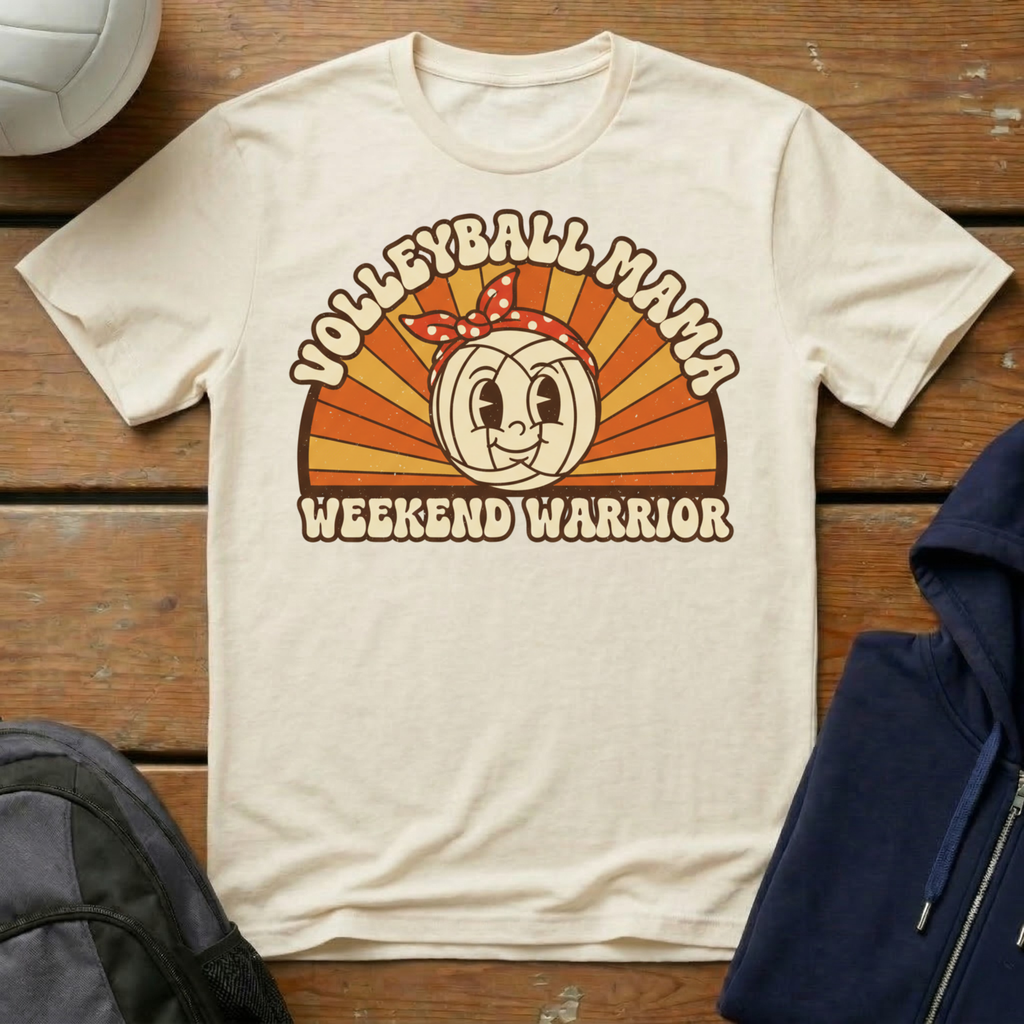 Volleyball Mama Weekend Warrior T-Shirt