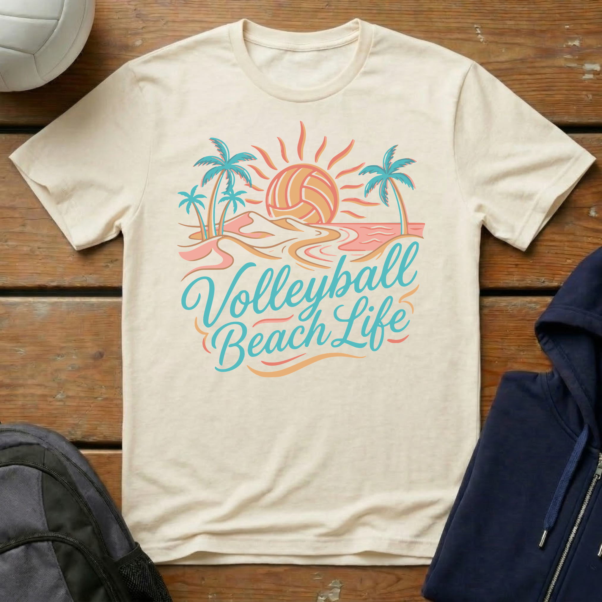 Volleyball Beach Life T-Shirt