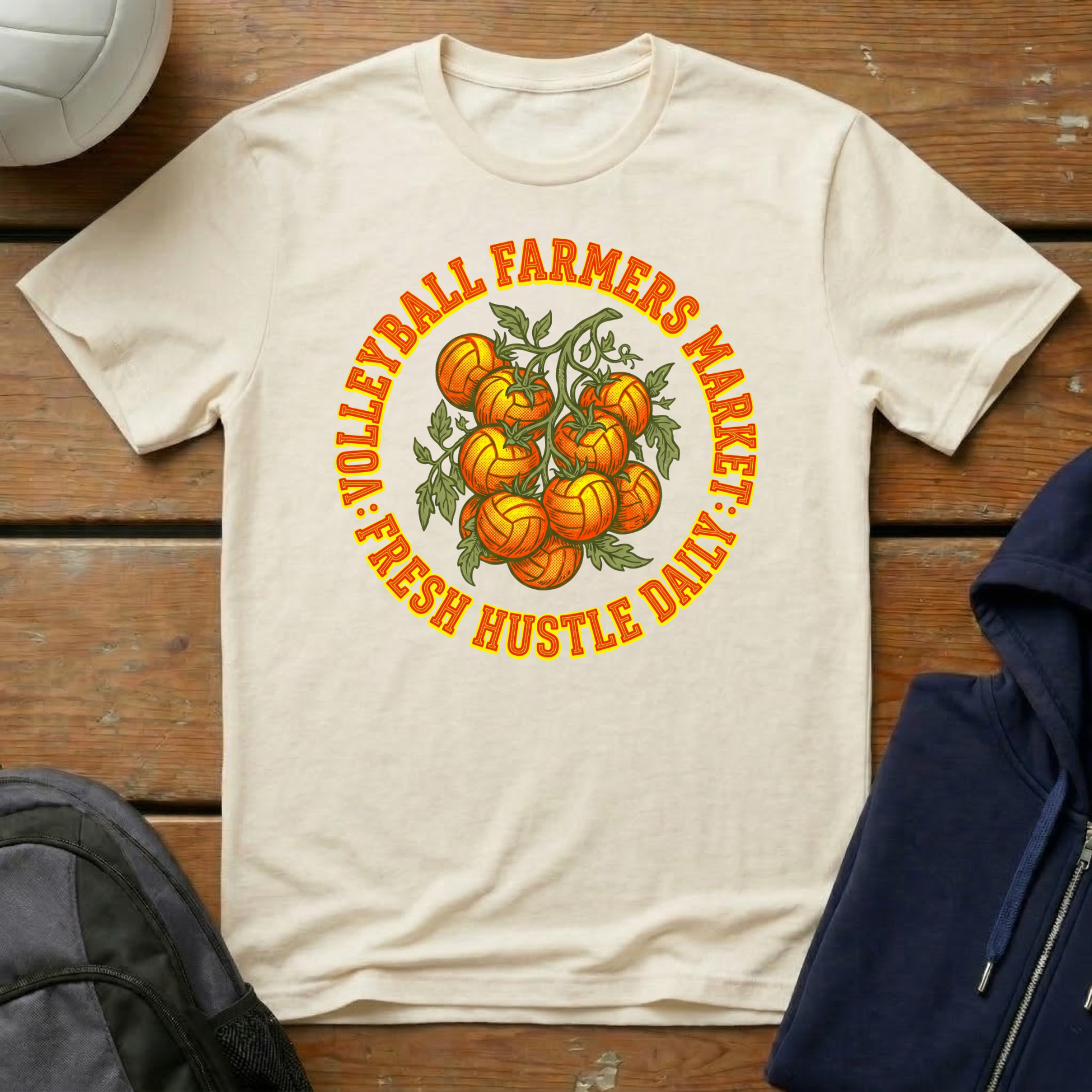 Volleyball Farmer's Market T-Shirt
