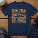 Volleyball Mom Floral T-Shirt
