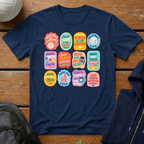 Volleyball Mom Stickers T‑Shirt