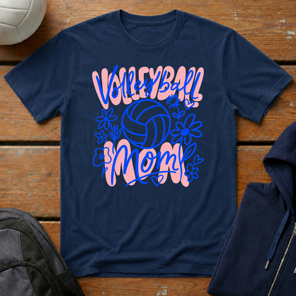 Volleyball Mom Organic T-Shirt