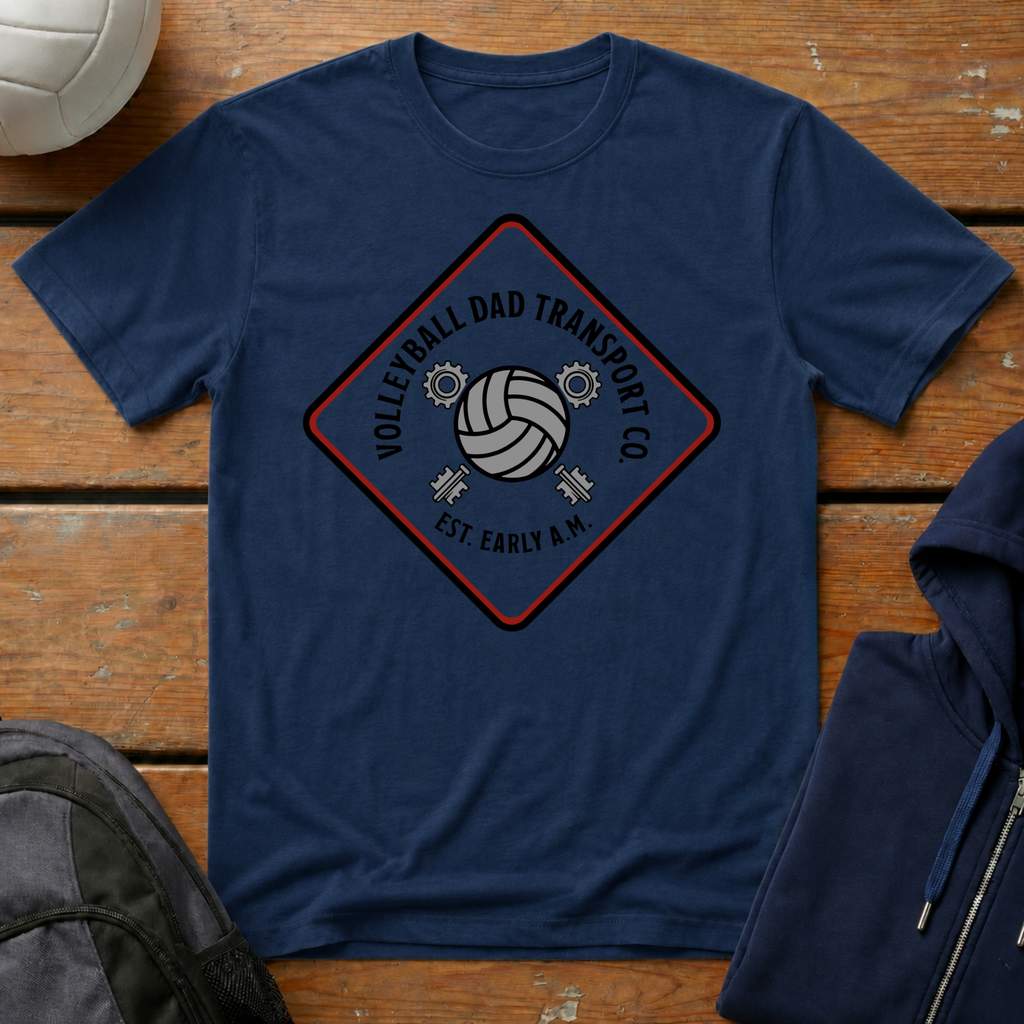 Volleyball Dad Transport T-Shirt