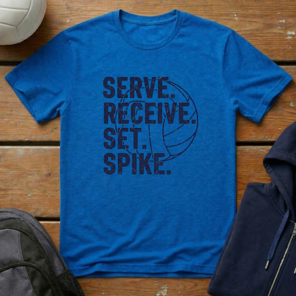 Serve Receive Set Spike T-Shirt