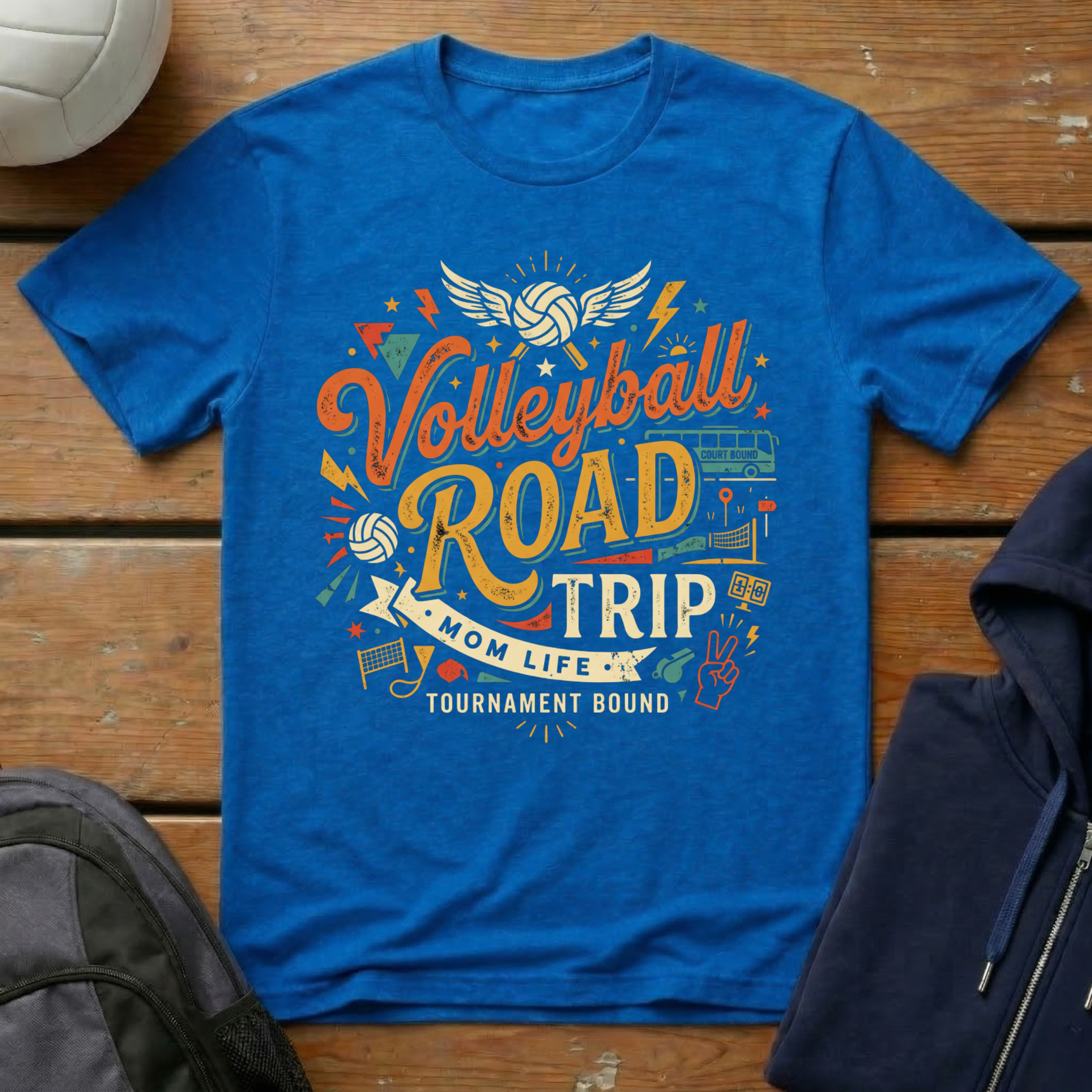 Volleyball Road Trip T-Shirt
