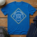 Volleyball Dad Transport Co Yellow T-Shirt