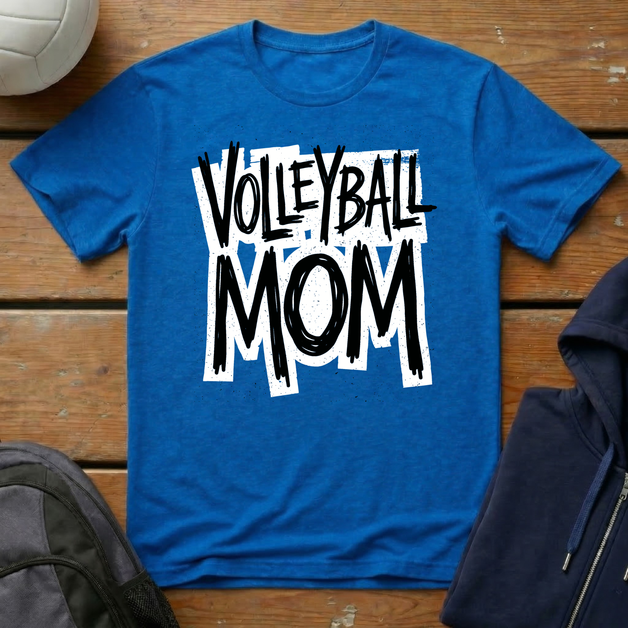 Volleyball Mom Grunge T-Shirt