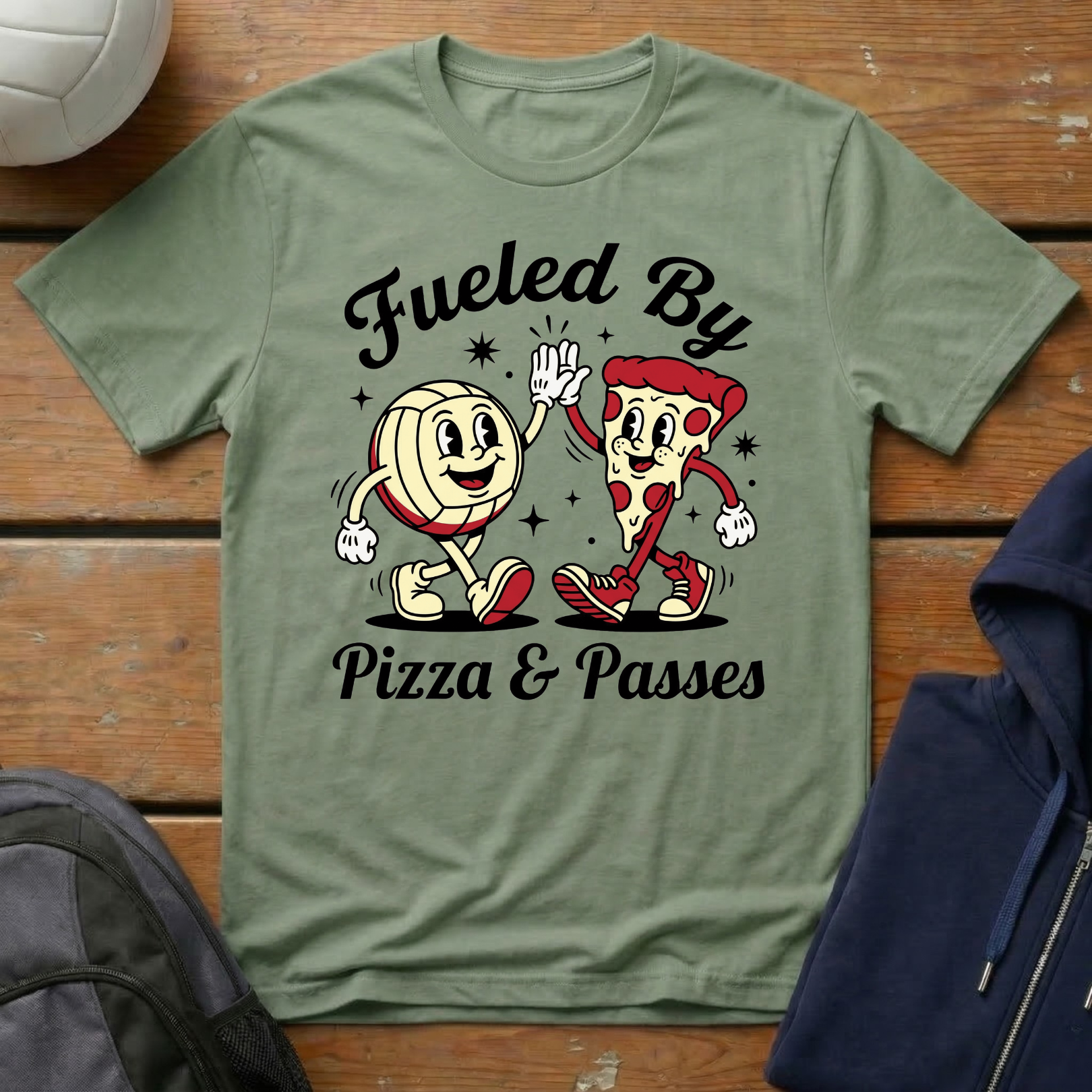 Fueled by Pizza & Passes T-Shirt