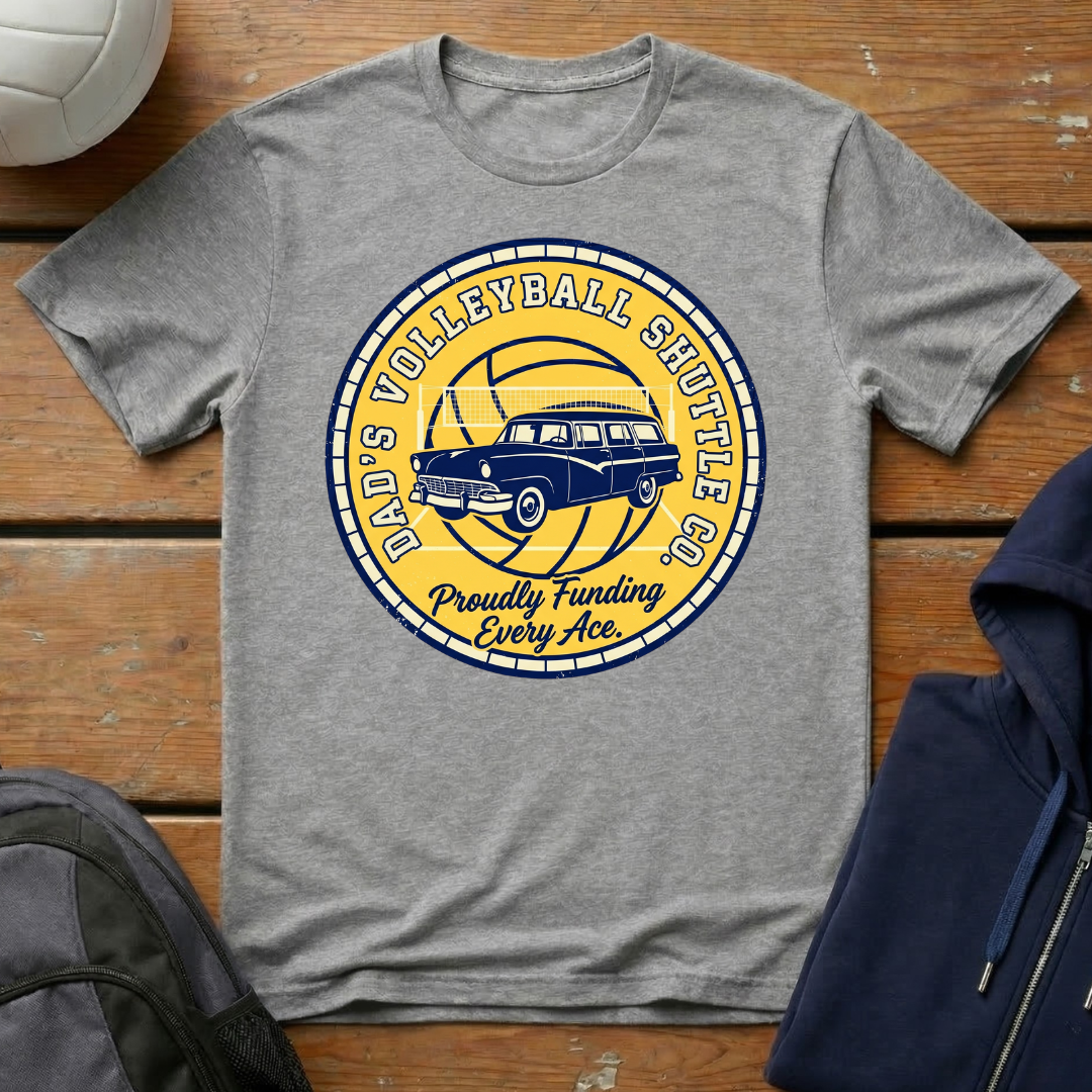 Dad's Volleyball Shuttle Co T-Shirt