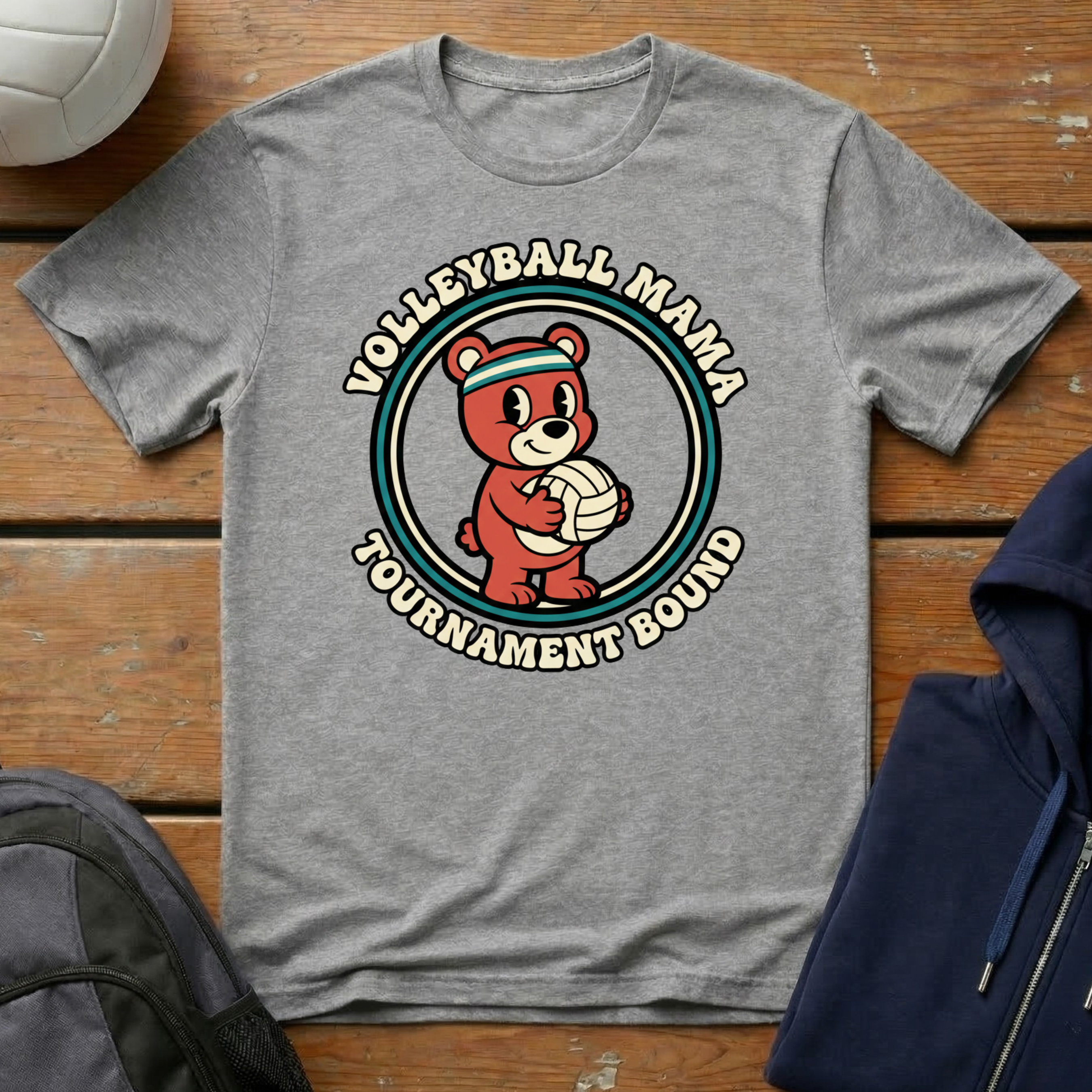 Volleyball Mama Tournament Bound T-Shirt